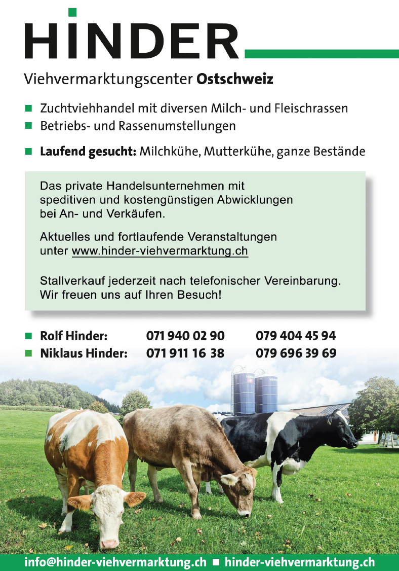 Hinder Viehvermarktung